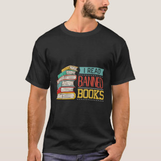 T-shirt J'Ai Lu Des Livres Interdits Avec Booklover Et Boo