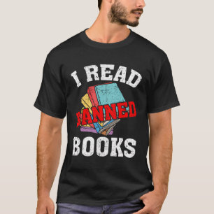 T-shirt J'ai lu des livres interdits - Bookworm Books Love