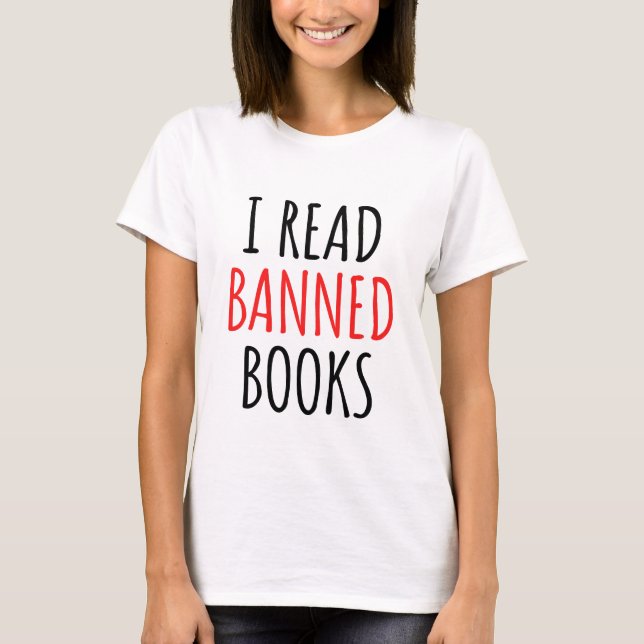 T-shirt J'Ai Lu Des Livres Interdits Drôle Citation (Devant)