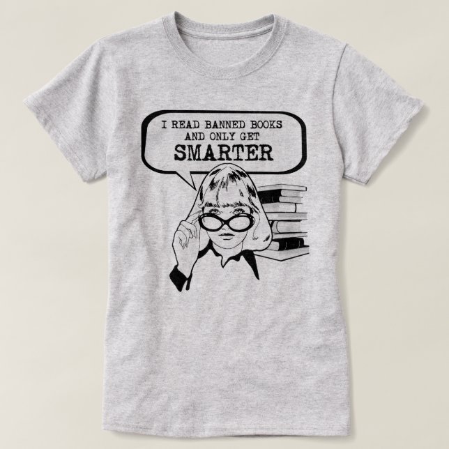 T-shirt J'ai lu des livres interdits et je n'en suis que p (Design devant)