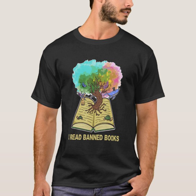 T-shirt J'Ai Lu Des Livres Interdits J'Ai Survécu Lire Des (Devant)