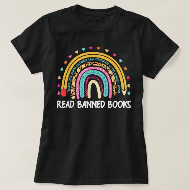 T-shirt J'Ai Lu Des Livres Interdits Pour Lire Des Bookwor (Design devant)