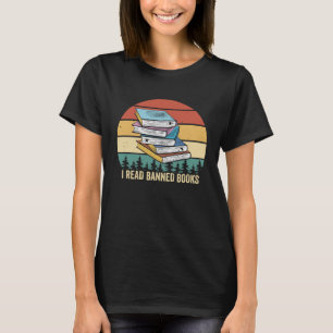 T-shirt J'ai lu Interdit Livre Retro Vintage
