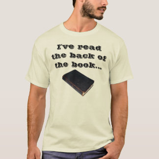 T-shirt J'ai lu le dos du livre et nous gagnons ! Chemise