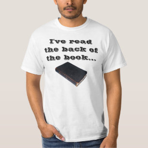 T-shirt J'ai lu le dos du livre et nous gagnons ! Chemise