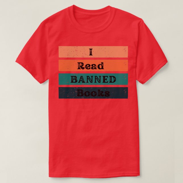 T-shirt J'Ai Lu Les Livres Interdits6 (Design devant)