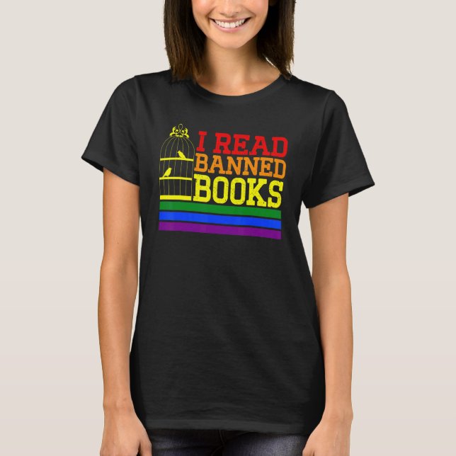 T-shirt J'Ai Lu Les Livres Interdits Lecture Bibliothèque  (Devant)