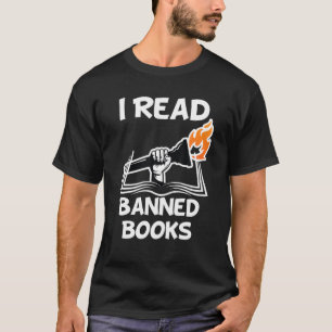 T-shirt J'Ai Lu Livres Interdits Lecteurs Avid Livre Bibli