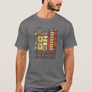 T-shirt J'ai lu Livres Interdits Retro Vintage Funny Bookw