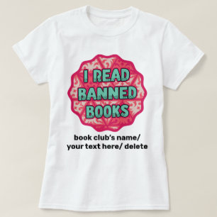 T-shirt J'Ai Lu Livres Interdits - Retro Vintage Lover