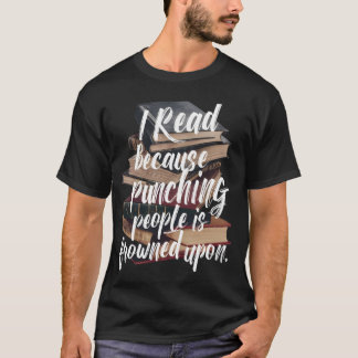 T-shirt J'Ai Lu Parce Que Punir Les Gens Est Congelé Sur