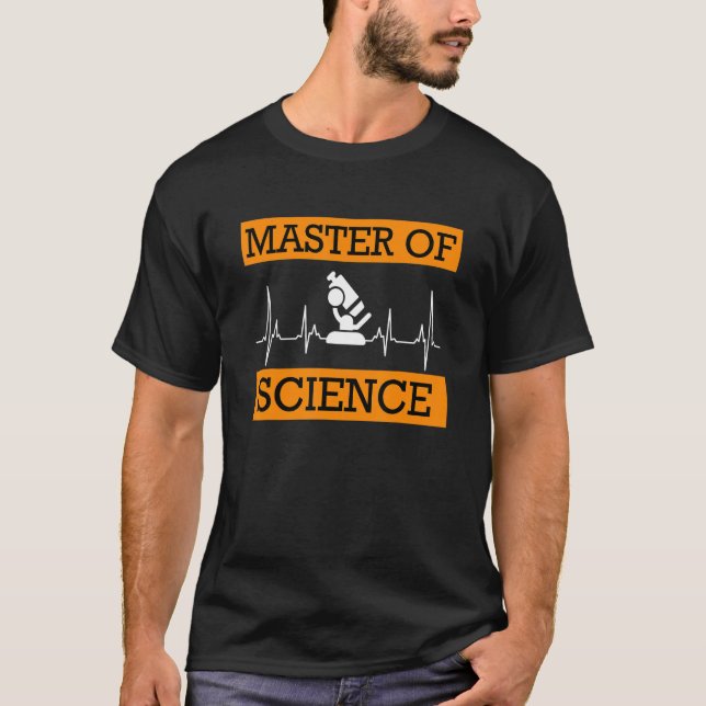 T-shirt J'ai ma maîtrise en sciences (Devant)