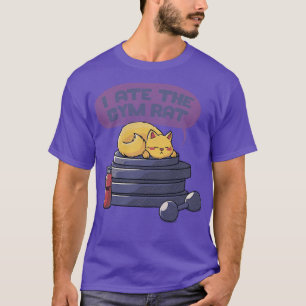 T-shirt J'ai mangé de la crème de rat de gym par Tobe Fons