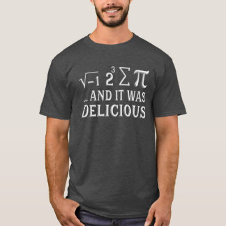 T-shirt J'ai Mangé De La Tarte J 8 Sum Pi