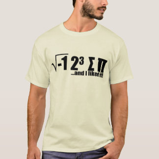 T-shirt J'ai Mangé De La Tarte - J 8 SUM PI et j'ai aimé ç