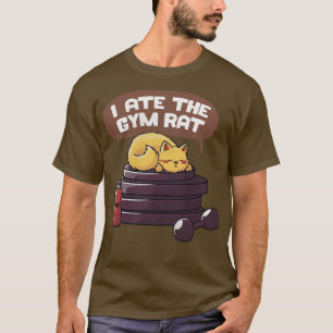 T-shirt J'ai mangé le rat de gym par Tobe Fonseca