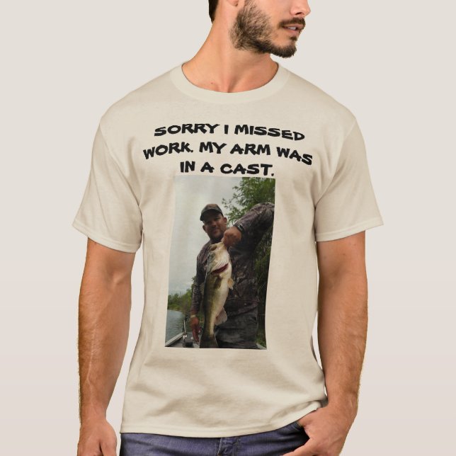 T-SHIRT J'AI MANQUÉ LE TRAVAIL PARCE QUE… (Devant)