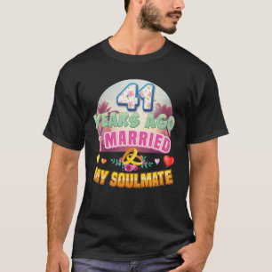 T-shirt J'Ai Marié Mon Âne Il Y A 41 Ans 41E Mariage An
