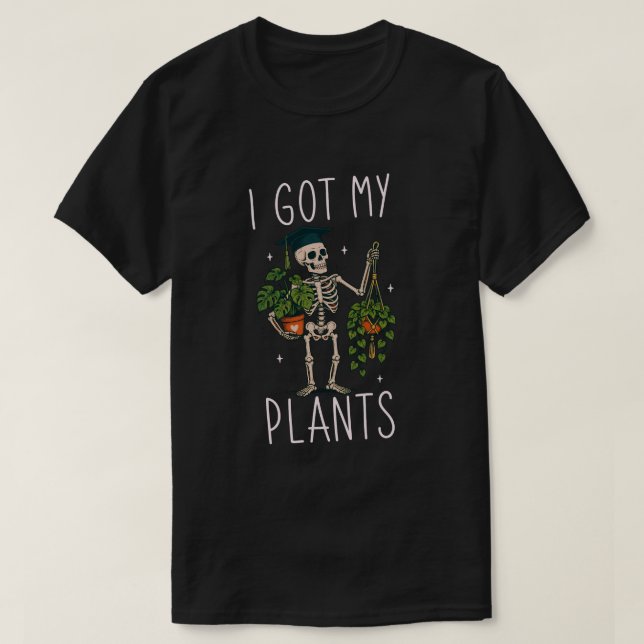 T-shirt J'ai mes plantes (Design devant)