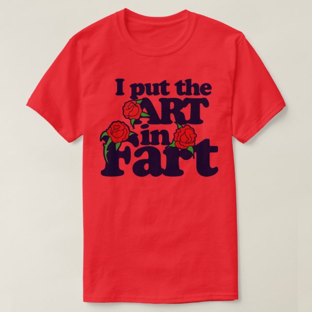 T-shirt J'ai mis l'art en paille (Design devant)