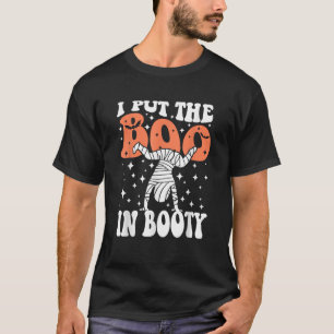 T-shirt J'Ai Mis Le Boo Dans Booty Drôle Halloween Drôle M