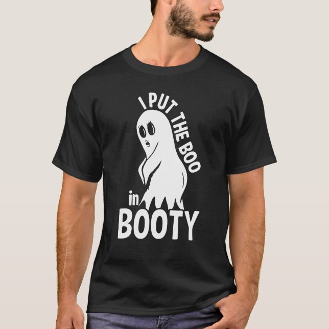 T-shirt J'Ai Mis Le Boo Dans Booty Halloween (Devant)
