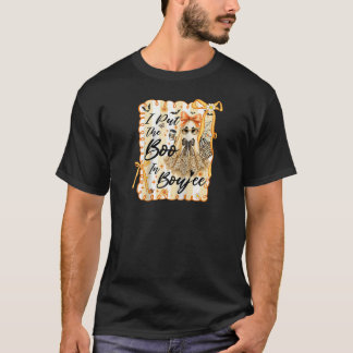 T-shirt J'ai mis le Boo dans Bow Boujie Coquette en dentel