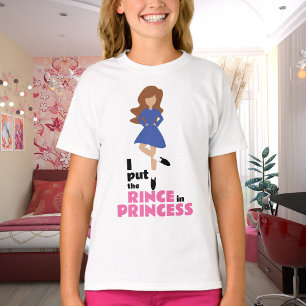 T-shirt J'ai mis le coing dans la princesse Brown cheveux 