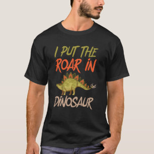 T-shirt J'Ai Mis Le Col Dans Dinosaur Rex Stegosaurus Tric