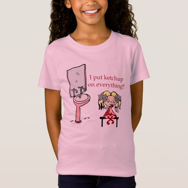 T-Shirt J'ai mis le ketchup sur tout ! (Devant)