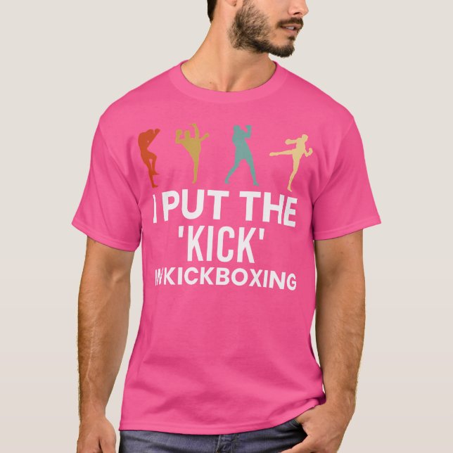 T-shirt J'Ai Mis Le Kick Dans Kickboxing Kickboxer (Devant)