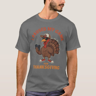 T-shirt J'ai mis mon jeu en pause Boyshanksgiving joueur F