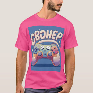 T-shirt J'ai mis mon jeu en pause pour être ici drôle fill