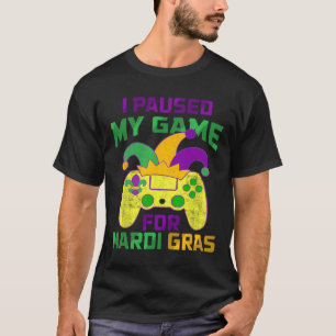 T-shirt J'ai mis mon jeu en pause pour la vidéo du contrôl