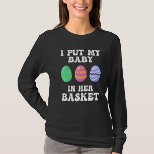 T-shirt J'ai mis un bébé dans son panier Drôle Faire-part 