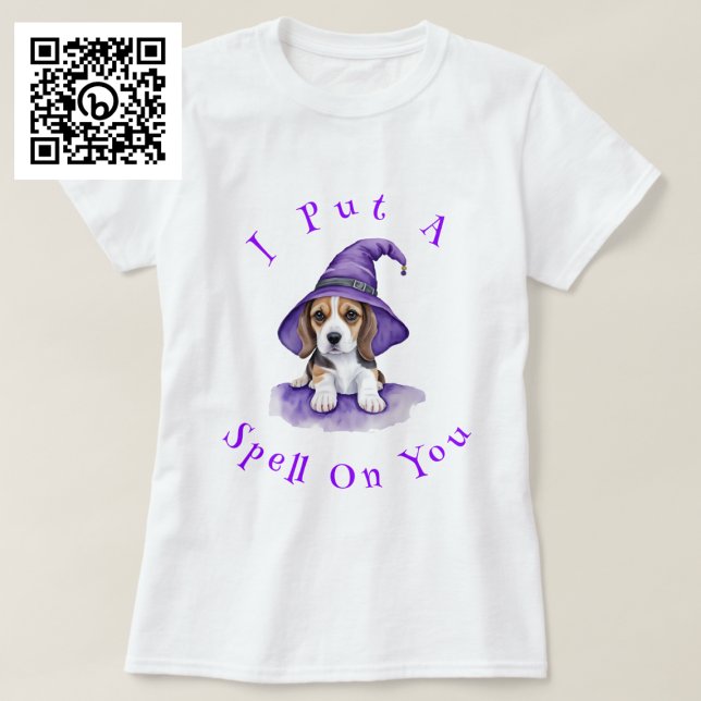 T-shirt J'Ai Mis Un sort Sur Ta Sorcière Beagle (Créateur téléchargé)