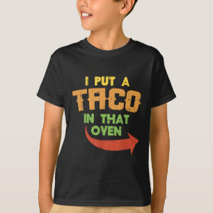 T-shirt J'Ai Mis Un Taco Dans Ce Four Grossesse Hommes Cin