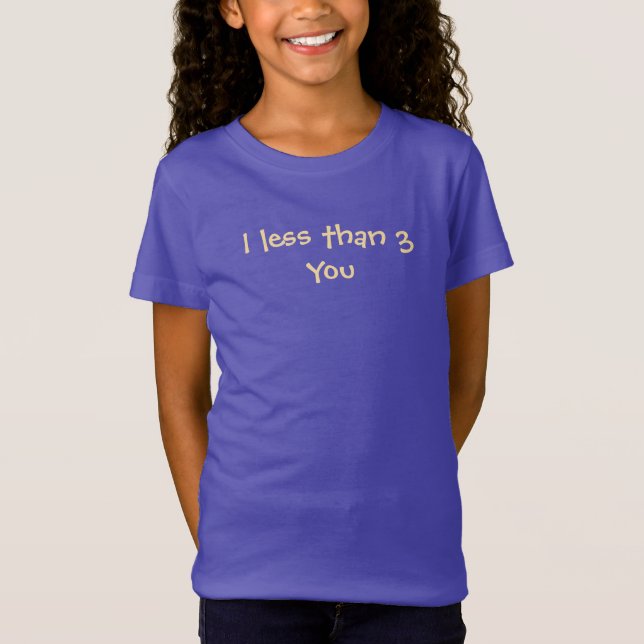 T-Shirt J'ai moins de 3 Vous (Devant)