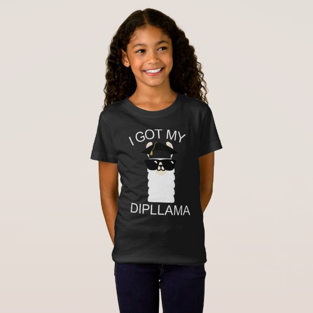 T-Shirt J'Ai Mon Dipllama (Devant entier)