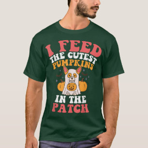 T-shirt J'Ai Nourri Les Citrouilles Les Plus Cuttes Dans L