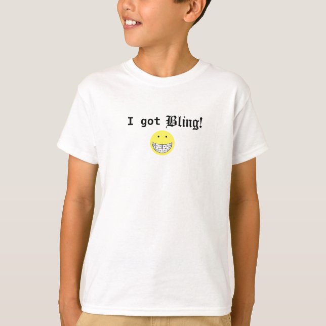 T-shirt J'ai obtenu Bling ! (Devant)