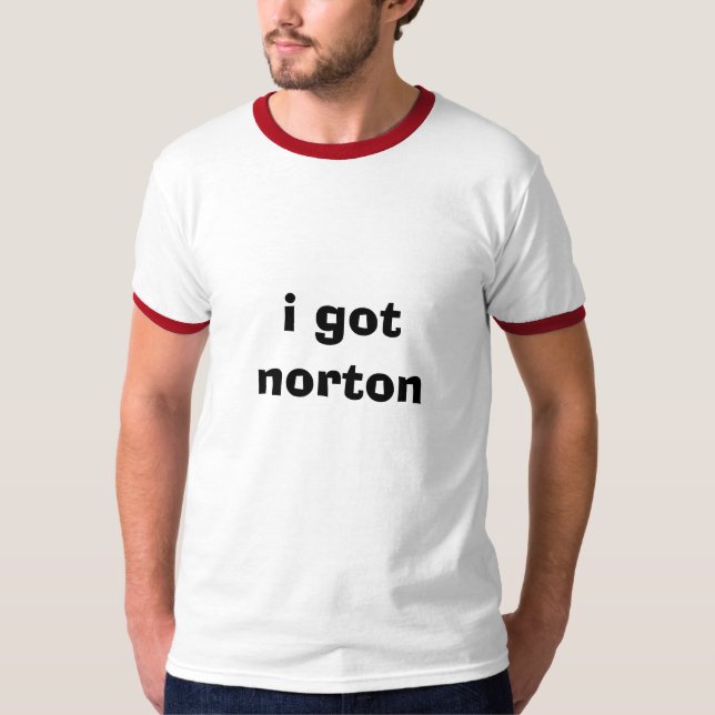 T-shirt j'ai obtenu le norton (Devant)