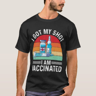 T-shirt J'Ai Obtenu Ma Citation Vaccinée Capturée