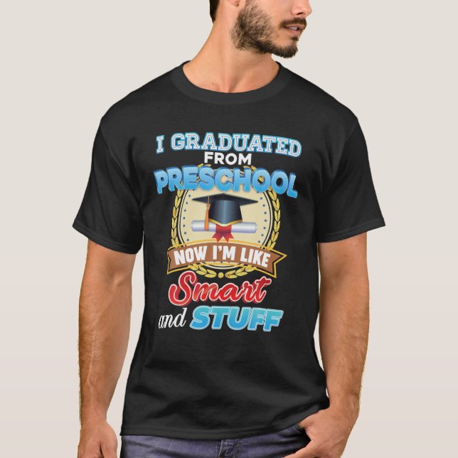 T-shirt J'ai obtenu un diplôme d'études préscolaires, donc (Devant)