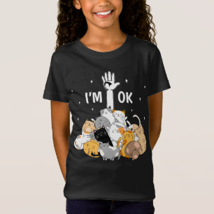T-Shirt J'ai Ok Funny Cats Lover