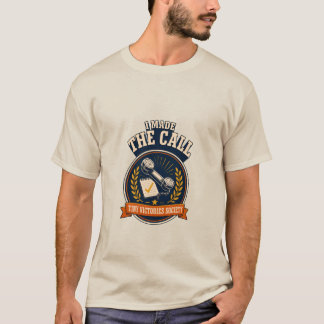 T-shirt J'ai passé l'appel Badge de victoire de l'anxiété