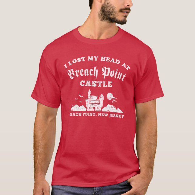 T-shirt J'ai perdu la tête au château de Breach Point (Devant)