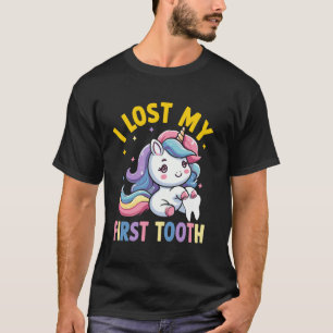 T-shirt J'ai Perdu Ma Première Dent Licorne Conte de Fée M