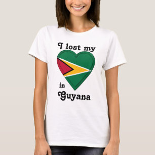 T-shirt J'ai perdu mon coeur en Guyane
