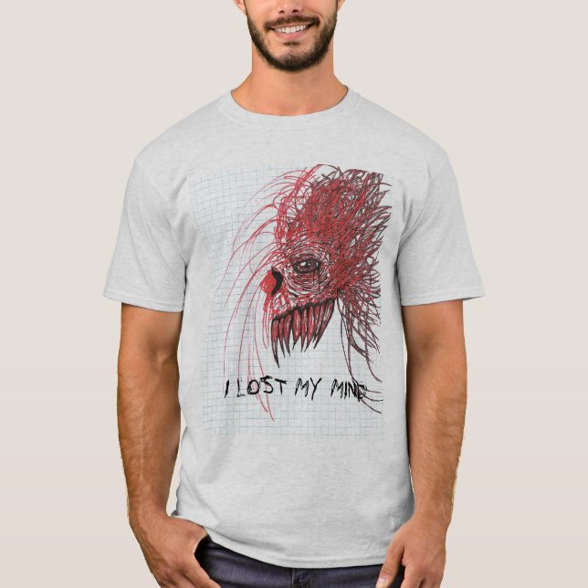 T-shirt J'ai perdu mon esprit (Devant)